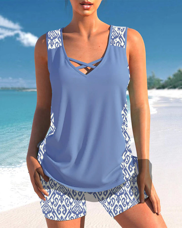 Masha - Tankini-Set mit geometrischem Muster