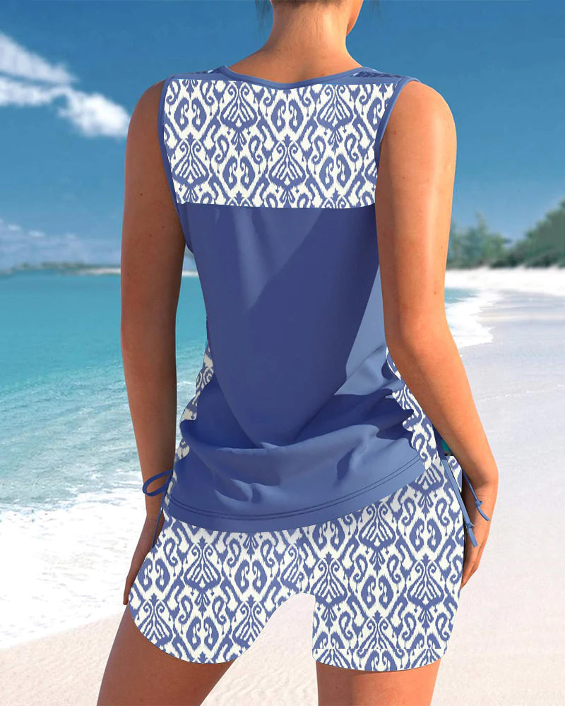 Masha - Tankini-Set mit geometrischem Muster