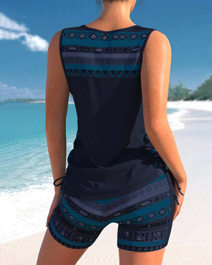 Masha - Tankini-Set mit geometrischem Muster