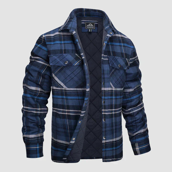 Erick - Gestreifte Flanelljacke