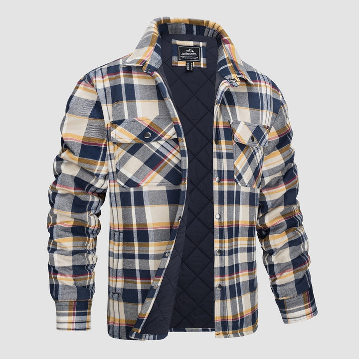 Erick - Gestreifte Flanelljacke