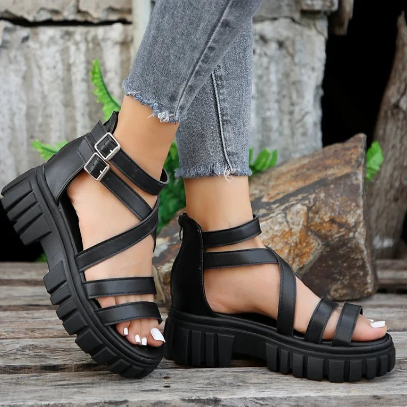 ELVIRA | HOCHHACKIGE SANDALEN