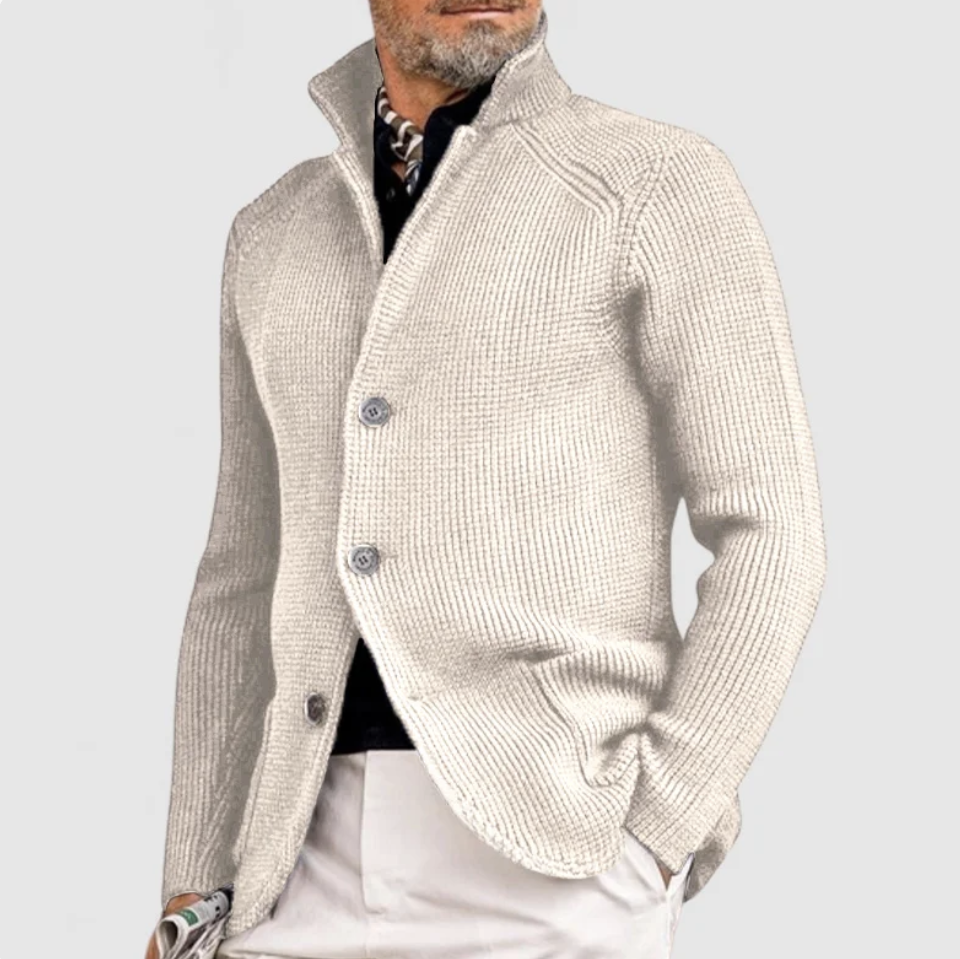 George™ Herren Zeitlos Strukturierte Strickjacke