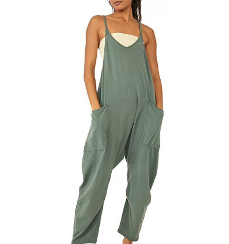 Alexa® - Damen Jumpsuit Weites Bein Strampler