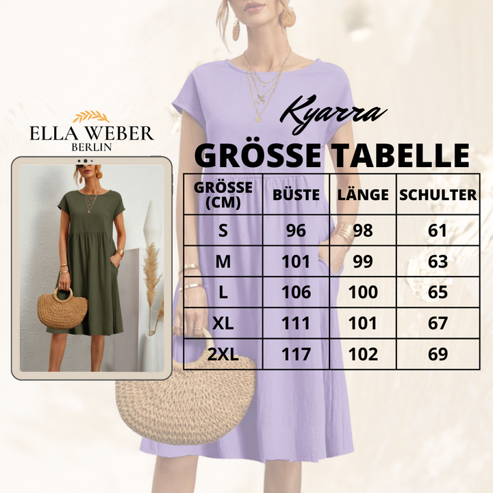 Kyarra Kleid - Elegantes fließendes Sommerkleid