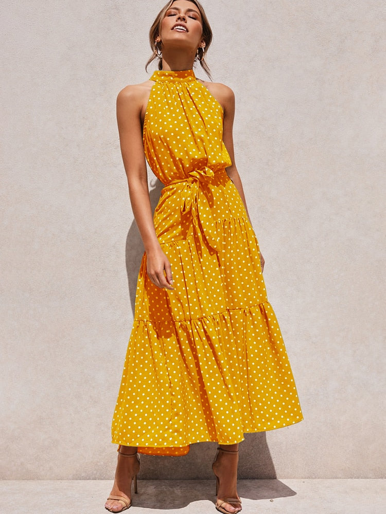 Sommerkleid mit Polka-Dot-Print - Shine into summer