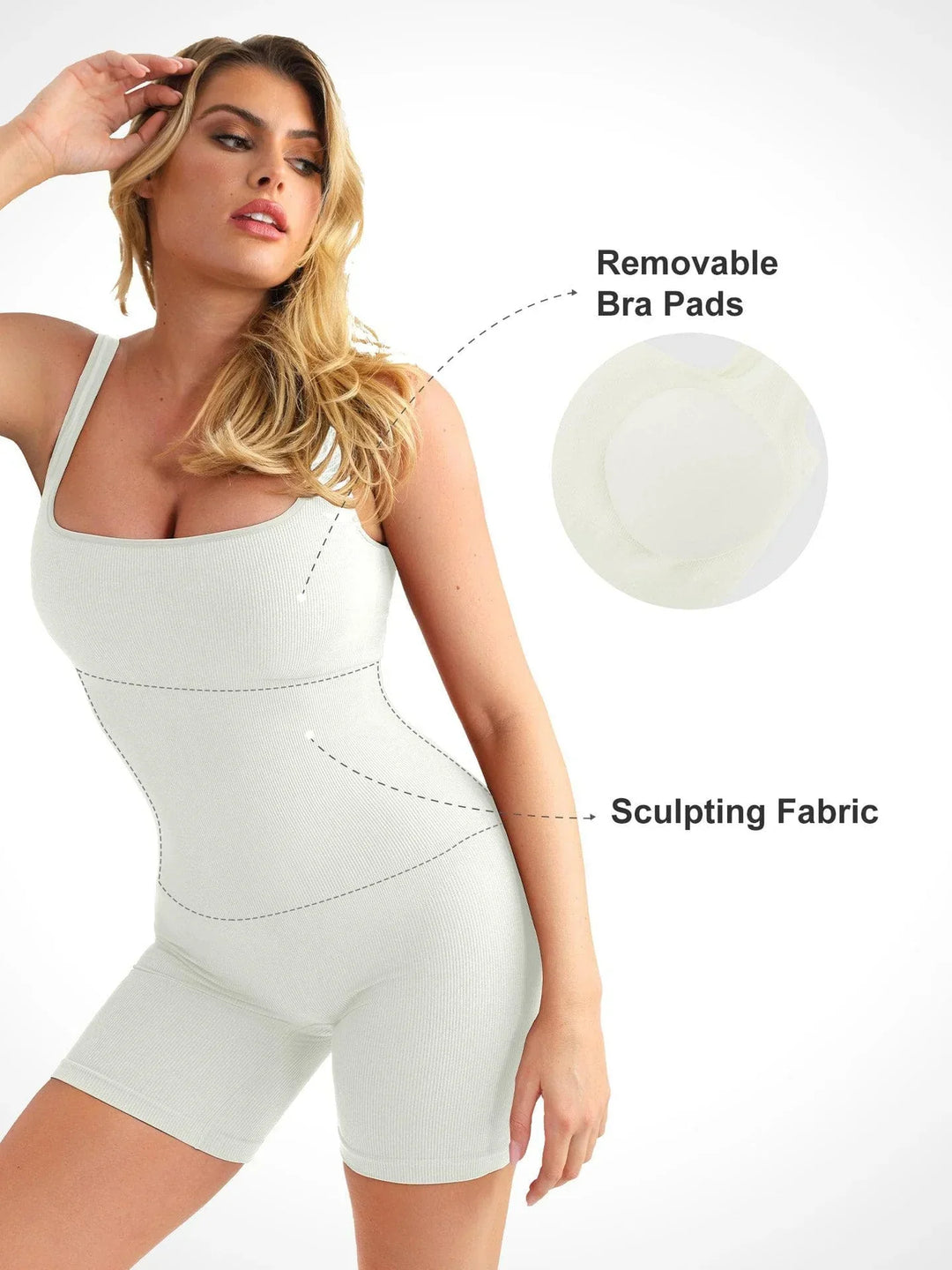 Aizyl's™ Eingebautes Shapewear-Romper